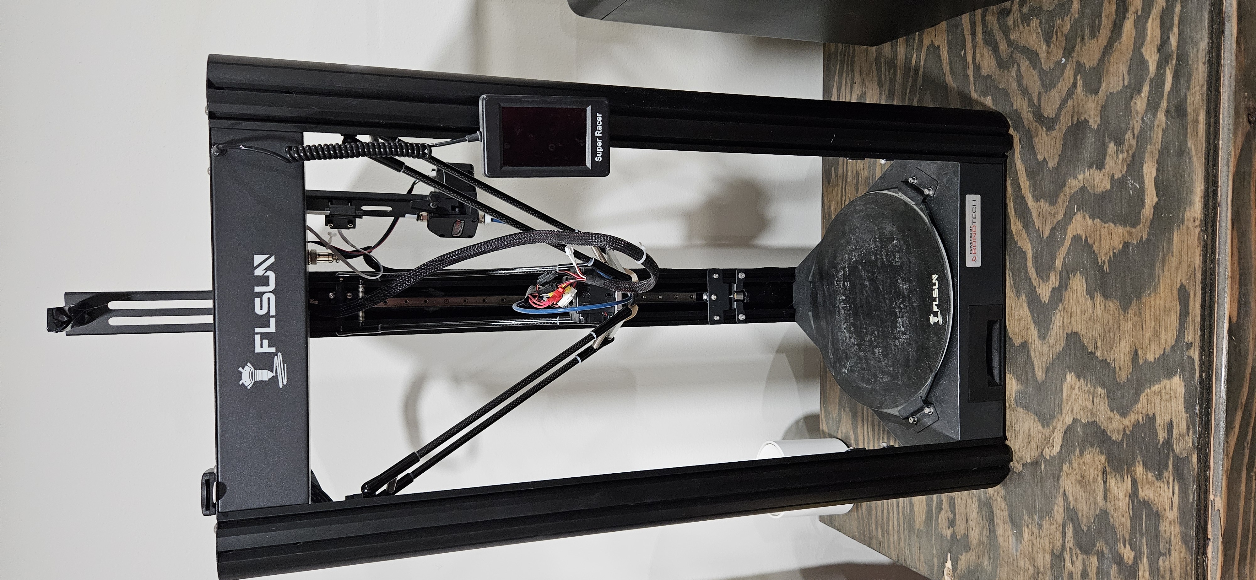 FLSUN FDM 3D printer used for early model projects