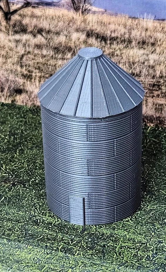 N scale 30-foot grain silo